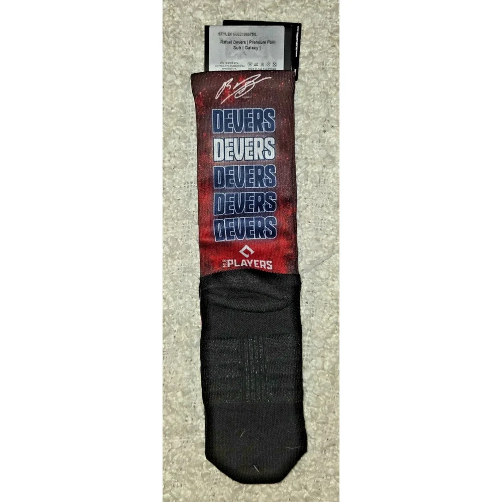 Rafael Devers #11 Boston Red Sox Men’s Athletic Socks Strideline NWT M/L